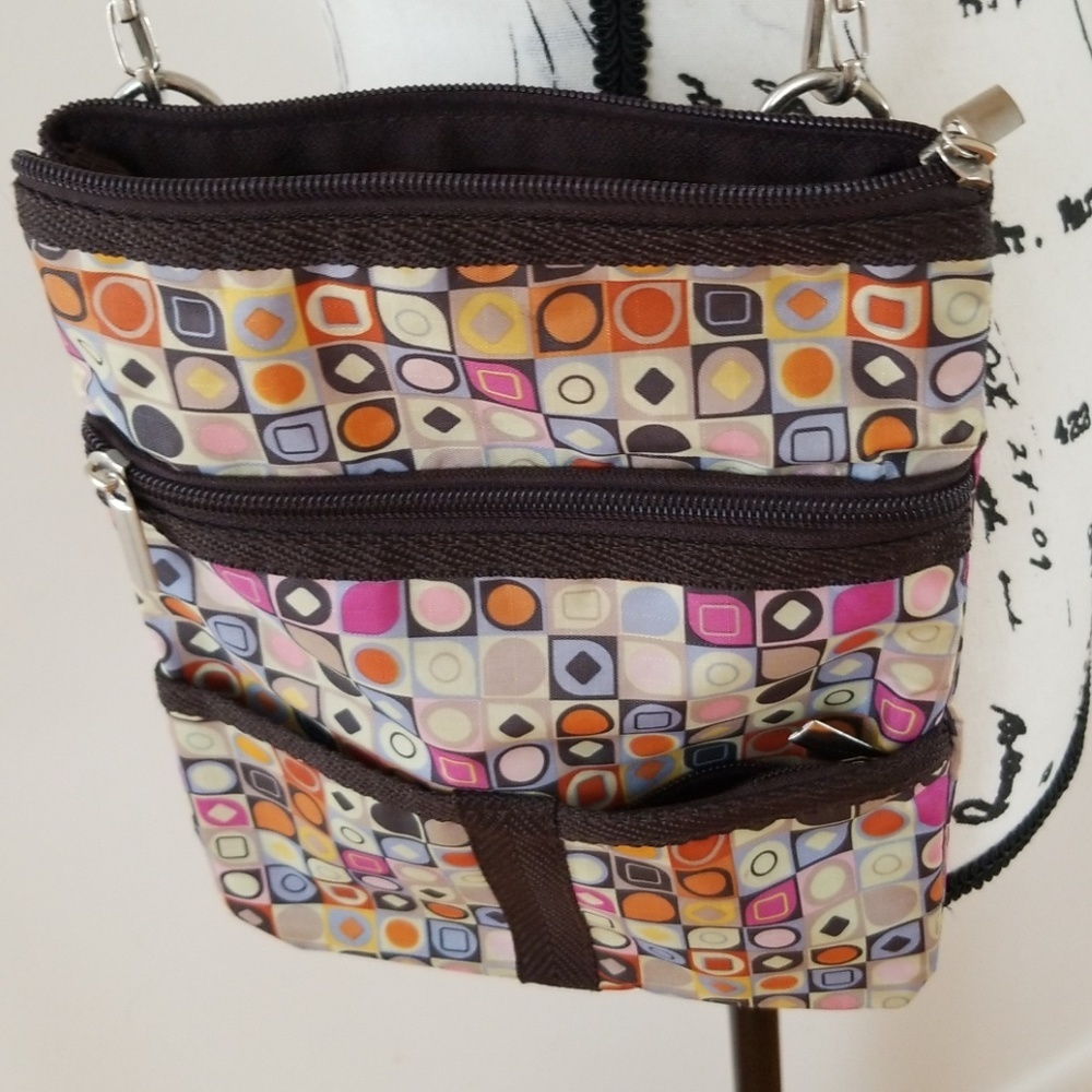 Braciano Crossbody Oil Cloth small Travel bag